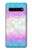 W3747 Polygone de drapeau trans Etui Coque Housse et Flip Housse Cuir pour Samsung Galaxy S10 5G