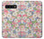 W3688 Motif d'art floral floral Etui Coque Housse et Flip Housse Cuir pour Samsung Galaxy S10 Plus