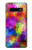 W3677 Mosaïques de briques colorées Etui Coque Housse et Flip Housse Cuir pour Samsung Galaxy S10