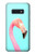 W3708 Flamant rose Etui Coque Housse et Flip Housse Cuir pour Samsung Galaxy S10e