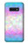 W3747 Polygone de drapeau trans Etui Coque Housse et Flip Housse Cuir pour Samsung Galaxy S10e