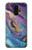 W3676 Pierre de marbre abstraite colorée Etui Coque Housse et Flip Housse Cuir pour Samsung Galaxy S9 Plus