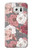 W3716 Motif floral rose Etui Coque Housse et Flip Housse Cuir pour Samsung Galaxy S7 Edge