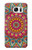 W3694 Modèle d'art hippie Etui Coque Housse et Flip Housse Cuir pour Samsung Galaxy S7