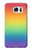 W3698 Drapeau de fierté LGBT Etui Coque Housse et Flip Housse Cuir pour Samsung Galaxy S7