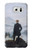 W3789 Wanderer above the Sea of Fog Etui Coque Housse et Flip Housse Cuir pour Samsung Galaxy S6