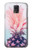 W3711 Ananas rose Etui Coque Housse et Flip Housse Cuir pour Samsung Galaxy S5