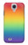 W3698 Drapeau de fierté LGBT Etui Coque Housse et Flip Housse Cuir pour Samsung Galaxy S4