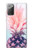 W3711 Ananas rose Etui Coque Housse et Flip Housse Cuir pour Samsung Galaxy Note 20