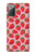 W3719 Modèle de fraise Etui Coque Housse et Flip Housse Cuir pour Samsung Galaxy Note 20
