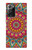 W3694 Modèle d'art hippie Etui Coque Housse et Flip Housse Cuir pour Samsung Galaxy Note 20 Ultra, Ultra 5G