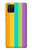 W3678 Vertical arc-en-ciel coloré Etui Coque Housse et Flip Housse Cuir pour Samsung Galaxy Note10 Lite