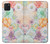 W3705 Fleur florale pastel Etui Coque Housse et Flip Housse Cuir pour Samsung Galaxy Note10 Lite