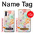 W3705 Fleur florale pastel Etui Coque Housse et Flip Housse Cuir pour Samsung Galaxy Note 10