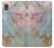 W3717 Imprimé graphique en marbre bleu pastel or rose Etui Coque Housse et Flip Housse Cuir pour Samsung Galaxy A10