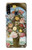 W3749 Vase de fleurs Etui Coque Housse et Flip Housse Cuir pour Samsung Galaxy A20s