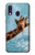 W3680 Girafe de sourire mignon Etui Coque Housse et Flip Housse Cuir pour Samsung Galaxy A40