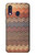 W3752 Motif de tissu en zigzag imprimé graphique Etui Coque Housse et Flip Housse Cuir pour Samsung Galaxy A40