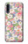 W3688 Motif d'art floral floral Etui Coque Housse et Flip Housse Cuir pour Samsung Galaxy A50