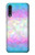 W3747 Polygone de drapeau trans Etui Coque Housse et Flip Housse Cuir pour Samsung Galaxy A70