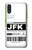 W3664 Étiquette de bagages de voyage aérien Etui Coque Housse et Flip Housse Cuir pour Samsung Galaxy A01