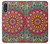 W3694 Modèle d'art hippie Etui Coque Housse et Flip Housse Cuir pour Samsung Galaxy A01