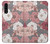 W3716 Motif floral rose Etui Coque Housse et Flip Housse Cuir pour Samsung Galaxy A90 5G