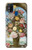 W3749 Vase de fleurs Etui Coque Housse et Flip Housse Cuir pour Samsung Galaxy M31