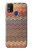 W3752 Motif de tissu en zigzag imprimé graphique Etui Coque Housse et Flip Housse Cuir pour Samsung Galaxy M31