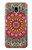 W3694 Modèle d'art hippie Etui Coque Housse et Flip Housse Cuir pour Samsung Galaxy J3 (2018), J3 Star, J3 V 3rd Gen, J3 Orbit, J3 Achieve, Express Prime 3, Amp Prime 3