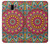 W3694 Modèle d'art hippie Etui Coque Housse et Flip Housse Cuir pour Samsung Galaxy J6+ (2018), J6 Plus (2018)