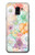 W3705 Fleur florale pastel Etui Coque Housse et Flip Housse Cuir pour Samsung Galaxy J6 (2018)