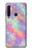 W3706 Arc-en-ciel pastel Galaxy Pink Sky Etui Coque Housse et Flip Housse Cuir pour Samsung Galaxy A9 (2018), A9 Star Pro, A9s