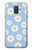 W3681 Motif de fleurs de marguerite Etui Coque Housse et Flip Housse Cuir pour Samsung Galaxy A6 (2018)