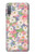 W3688 Motif d'art floral floral Etui Coque Housse et Flip Housse Cuir pour Samsung Galaxy A7 (2018)