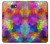 W3677 Mosaïques de briques colorées Etui Coque Housse et Flip Housse Cuir pour Samsung Galaxy J7 Prime (SM-G610F)