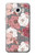 W3716 Motif floral rose Etui Coque Housse et Flip Housse Cuir pour Samsung Galaxy J7 (2016)