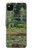 W3674 Claude Monet La passerelle japonaise et la piscine de nénuphars Etui Coque Housse et Flip Housse Cuir pour Google Pixel 4a