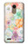 W3705 Fleur florale pastel Etui Coque Housse et Flip Housse Cuir pour LG K10 (2018), LG K30