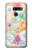 W3705 Fleur florale pastel Etui Coque Housse et Flip Housse Cuir pour LG G8 ThinQ