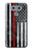 W3687 Drapeau américain de pompier mince ligne rouge Etui Coque Housse et Flip Housse Cuir pour LG G6