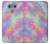 W3706 Arc-en-ciel pastel Galaxy Pink Sky Etui Coque Housse et Flip Housse Cuir pour LG G6