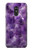 W3713 Graphique violet améthyste à quartz imprimé Etui Coque Housse et Flip Housse Cuir pour LG Q Stylo 4, LG Q Stylus