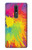 W3675 Tâche de couleur Etui Coque Housse et Flip Housse Cuir pour Nokia 3.1 plus