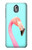 W3708 Flamant rose Etui Coque Housse et Flip Housse Cuir pour Nokia 3.1