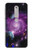 W3689 Planète spatiale Galaxy Etui Coque Housse et Flip Housse Cuir pour Nokia 6.1, Nokia 6 2018