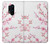 W3707 Fleur de cerisier rose fleur de printemps Etui Coque Housse et Flip Housse Cuir pour OnePlus 8 Pro
