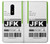 W3664 Étiquette de bagages de voyage aérien Etui Coque Housse et Flip Housse Cuir pour OnePlus 6