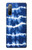 W3671 Tie Dye bleu Etui Coque Housse et Flip Housse Cuir pour Sony Xperia 10 II
