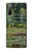 W3674 Claude Monet La passerelle japonaise et la piscine de nénuphars Etui Coque Housse et Flip Housse Cuir pour Sony Xperia 10 II